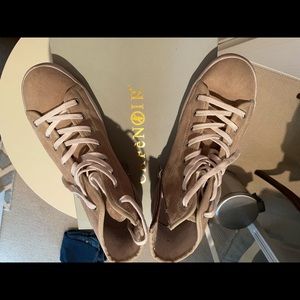 New Cafe Noir suede designer sneakers. Purchased from YOOX missed return window